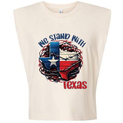 We Stand With Texas Western United Inducing Garment-Dyed Women's Muscle Tee