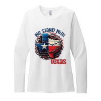 We Stand With Texas Western United Inducing Womens CVC Long Sleeve Shirt