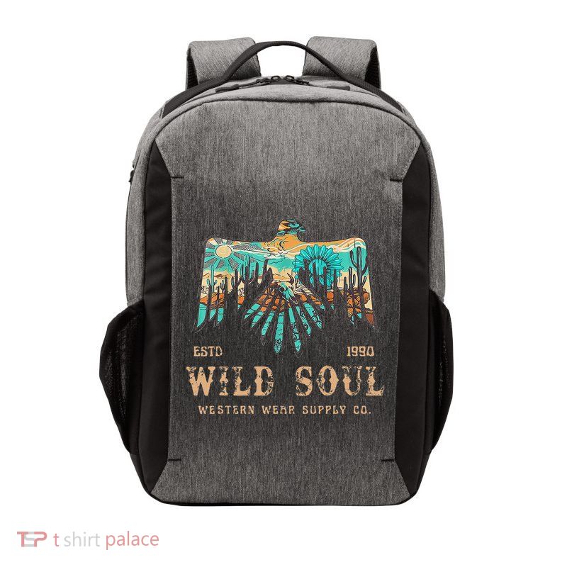 Wild Soul Western Wear Southwest Thunderbird Desert Vibes Vector Backpack
