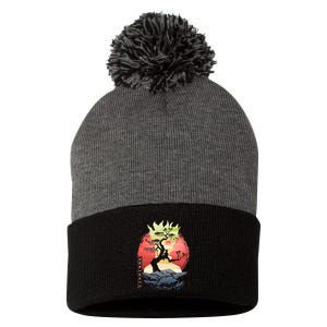 World Stones Pom Pom 12in Knit Beanie