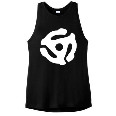 White Symbol Ladies PosiCharge Tri-Blend Wicking Tank