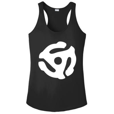 White Symbol Ladies PosiCharge Competitor Racerback Tank