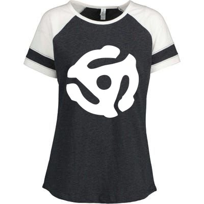 White Symbol Enza Ladies Jersey Colorblock Tee