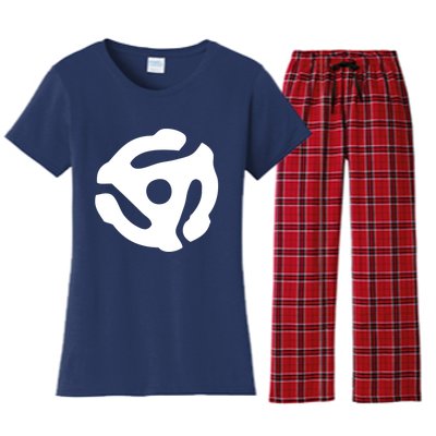 White Symbol Women's Flannel Pajama Set