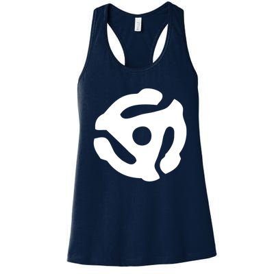 White Symbol Women's Racerback Tank