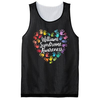 Williams Syndrome Warrior Awareness Mesh Reversible Basketball Jersey Tank