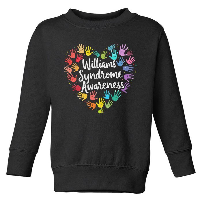 Williams Syndrome Warrior Awareness Toddler Sweatshirt