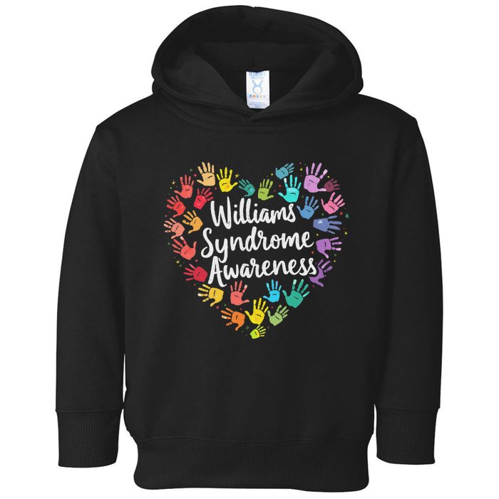 Williams Syndrome Warrior Awareness Toddler Hoodie