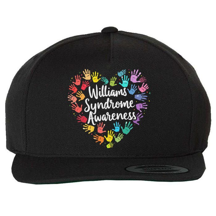 Williams Syndrome Warrior Awareness Wool Snapback Cap