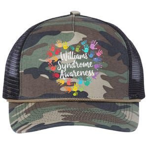 Williams Syndrome Warrior Awareness Retro Rope Trucker Hat Cap