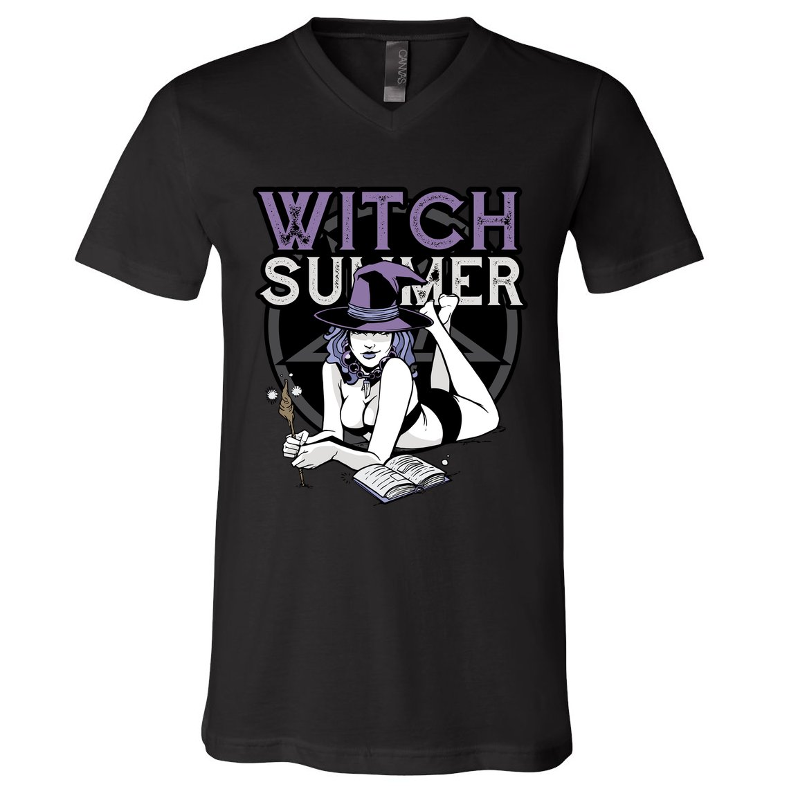 Witch Summer V-Neck T-Shirt
