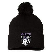 Witch Summer Pom Pom 12in Knit Beanie