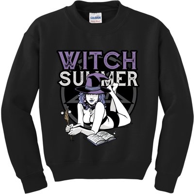Witch Summer Kids Sweatshirt