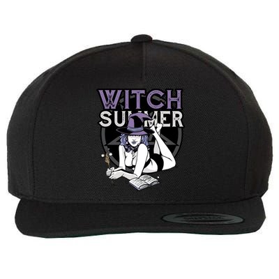 Witch Summer Wool Snapback Cap