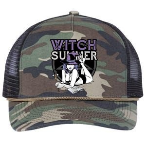 Witch Summer Retro Rope Trucker Hat Cap