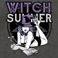 Witch Summer Vector Backpack