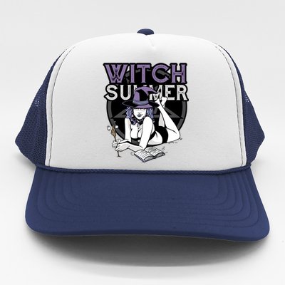 Witch Summer Trucker Hat