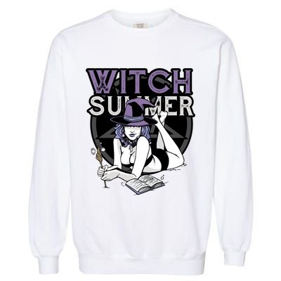Witch Summer Garment-Dyed Sweatshirt