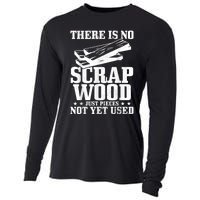 Woodworker Scrap Wood Woodworking Funny Carpenter Cooling Performance Long Sleeve Crew