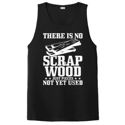 Woodworker Scrap Wood Woodworking Funny Carpenter PosiCharge Competitor Tank