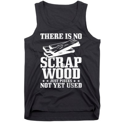 Woodworker Scrap Wood Woodworking Funny Carpenter Tank Top