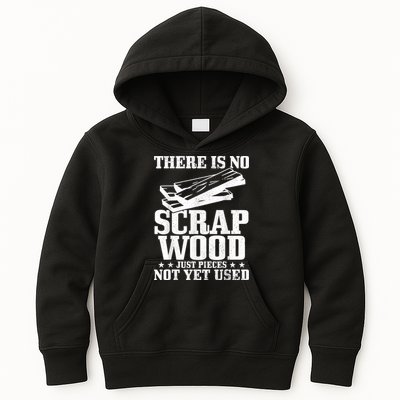 Woodworker Scrap Wood Woodworking Funny Carpenter Kids Hoodie