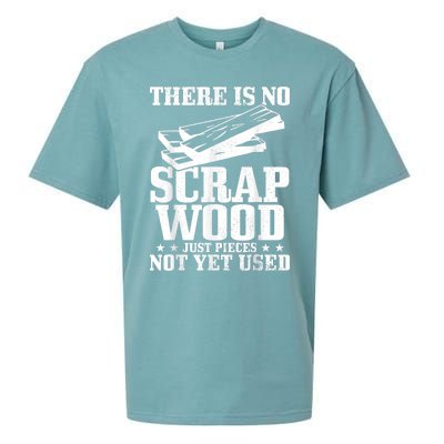 Woodworker Scrap Wood Woodworking Funny Carpenter Sueded Cloud Jersey T-Shirt