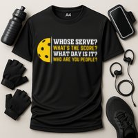 Whose Serve What's The Score Pickleball Paddle Performance Shirt