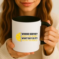 Whose Serve What's The Score Pickleball Paddle Mug
