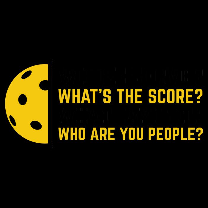 Whose Serve What's The Score Pickleball Paddle Mug