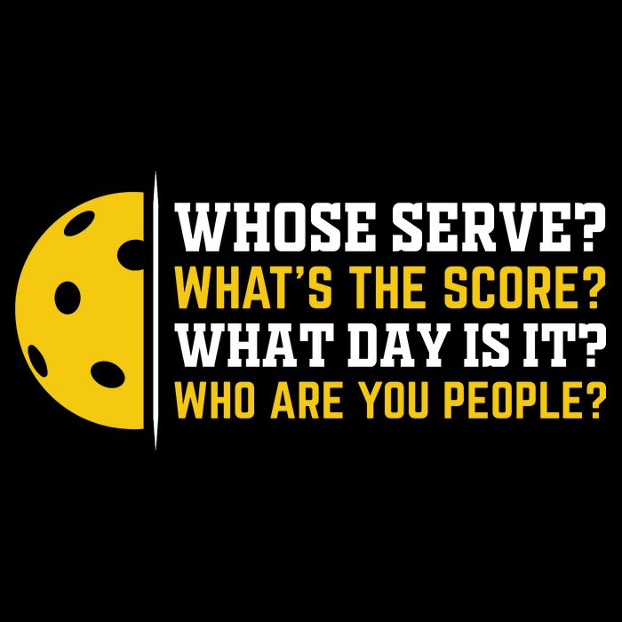 Whose Serve What's The Score Pickleball Paddle Flatbill Hat