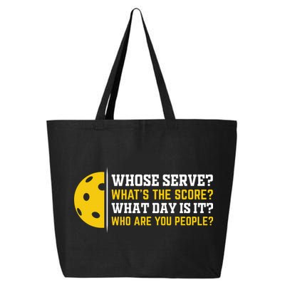 Whose Serve What's The Score Pickleball Paddle 25L Jumbo Tote