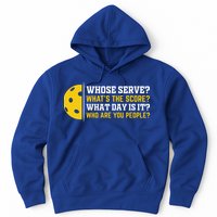 Whose Serve What's The Score Pickleball Paddle Hoodie