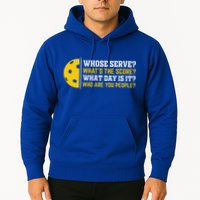 Whose Serve What's The Score Pickleball Paddle Hoodie