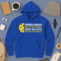 Whose Serve What's The Score Pickleball Paddle Hoodie