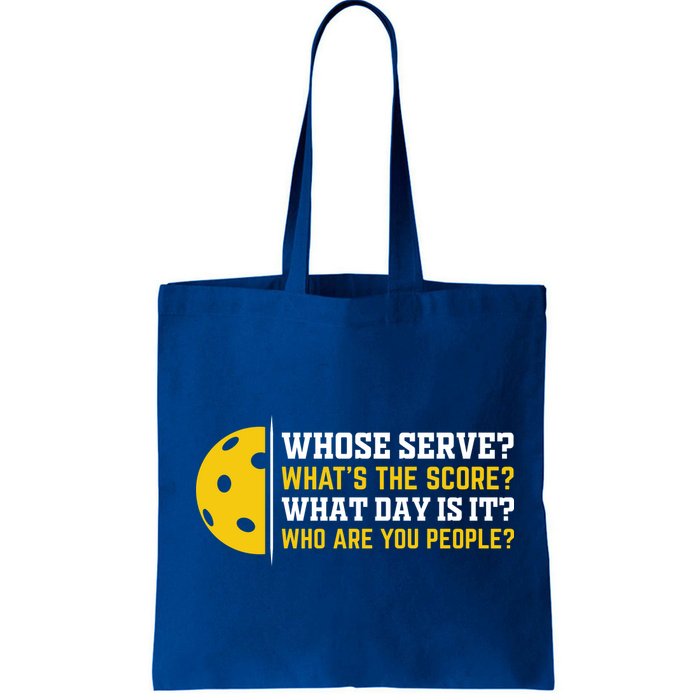 Whose Serve What's The Score Pickleball Paddle Bag