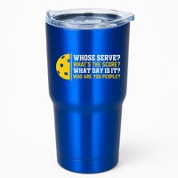 Whose Serve What's The Score Pickleball Paddle Tumbler