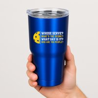 Whose Serve What's The Score Pickleball Paddle Tumbler