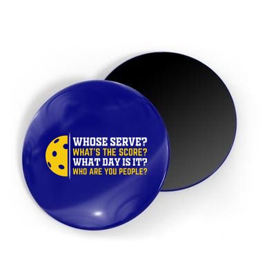 Whose Serve What's The Score Pickleball Paddle Magnet
