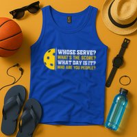 Whose Serve What's The Score Pickleball Paddle Tank Top