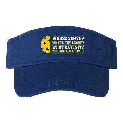 Whose Serve What's The Score Pickleball Paddle Visor