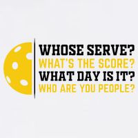 Whose Serve What's The Score Pickleball Paddle Garment-Dyed Sweatshirt