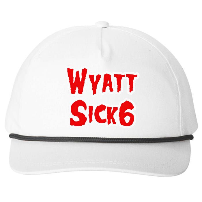 Wyatt Sick6 Snapback Five-Panel Rope Hat