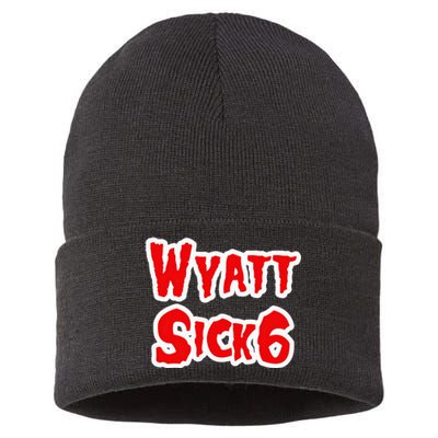 Wyatt Sick6 Sustainable Knit Beanie