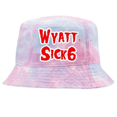 Wyatt Sick6 Tie-Dyed Bucket Hat