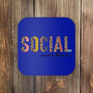 Wo Social Worker Tee And Gift For Social Worker Month Gift Coaster