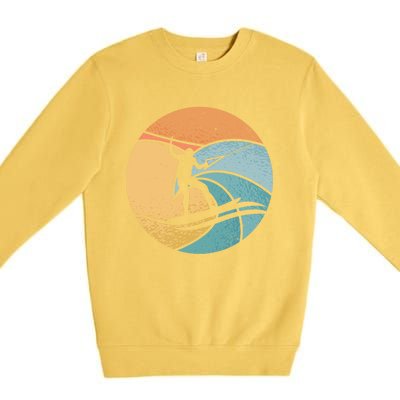 Water Ski Water Sport Waterskiing Water Skiing Gift Premium Crewneck Sweatshirt