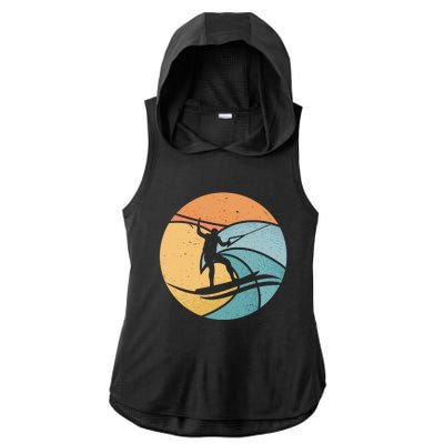 Water Ski Water Sport Waterskiing Water Skiing Gift Ladies PosiCharge Tri-Blend Wicking Draft Hoodie Tank