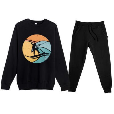 Water Ski Water Sport Waterskiing Water Skiing Gift Premium Crewneck Sweatsuit Set