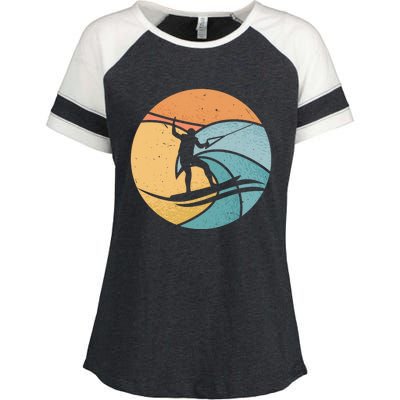 Water Ski Water Sport Waterskiing Water Skiing Gift Enza Ladies Jersey Colorblock Tee